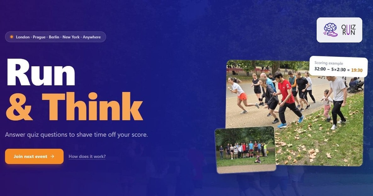 Quizrun — Run & Think